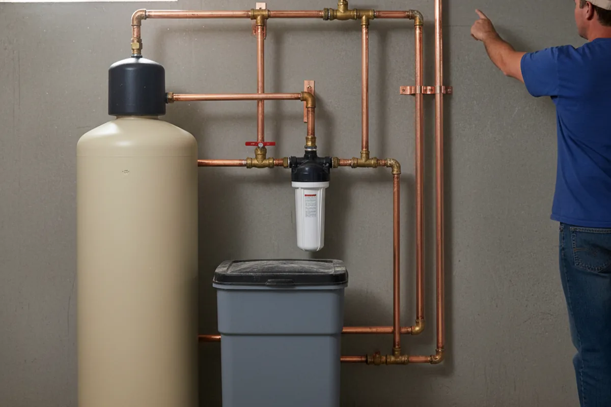 Whole-house water treatment system installed in Vader